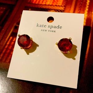 Kate Spade Rise And Shine Fuchsia Gumdrop Earrings